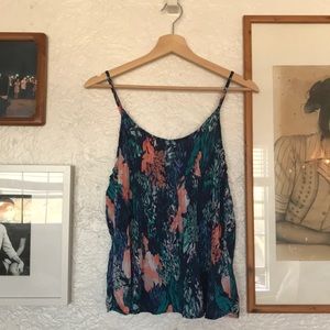 Fun & Tropical Coral Print Blouse